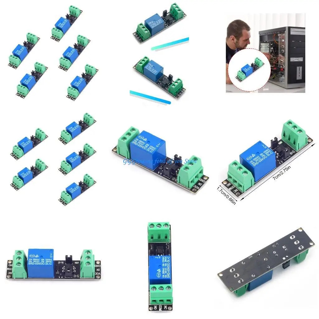 

H9EB Electronic Development Board Relays Controller With Isolation Protections Feature