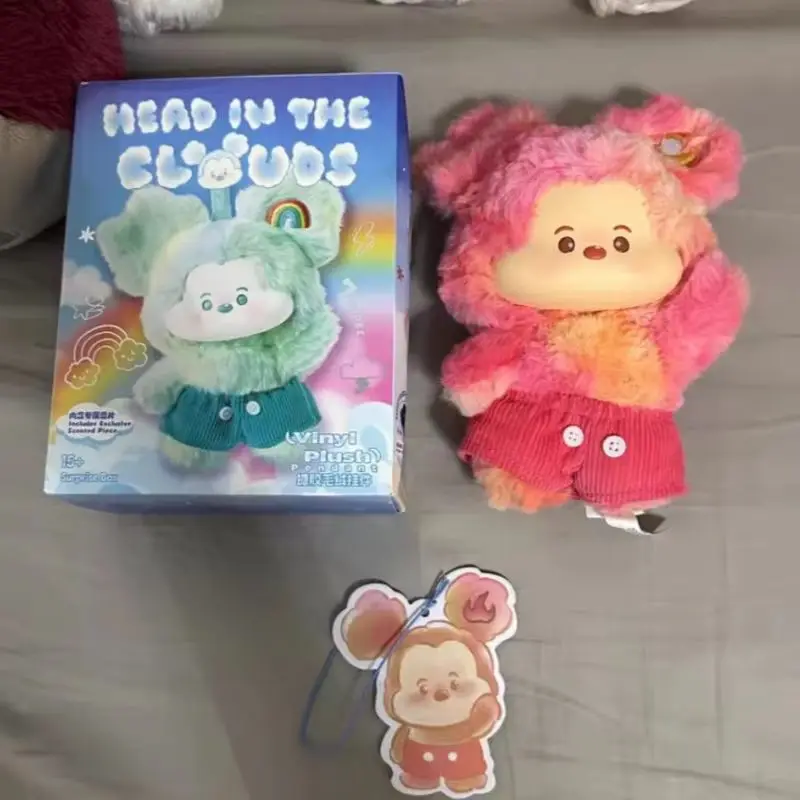 Echte Disney Blind Box Mickey Head In The Clouds Series Mystery Box Rugzak Hanger Decoratie Anime Figuur Kid Surprise Gift