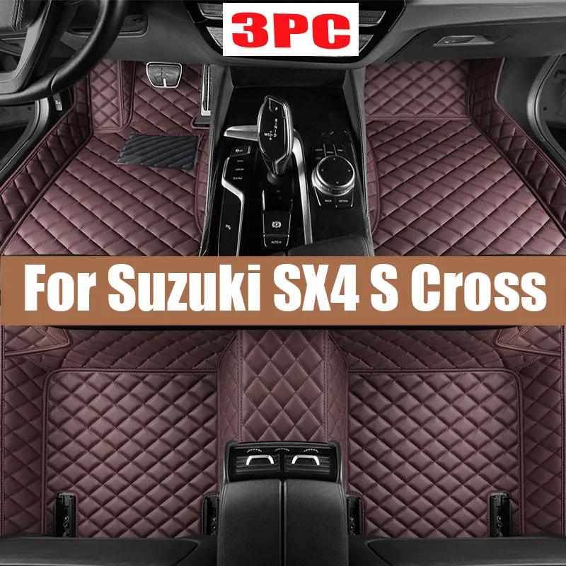 

Car Floor Mats For Suzuki SX4 S Cross 2020~2022 AUTO DropShipping Center Interior Accessories Leather Carpets Rugs Foot Pads