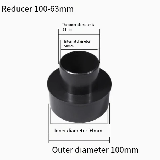 Woodworking Dust Collector Vacuum Cleaner Conversion Connector Interface 32/35/38/40/100mm Converter Takeover