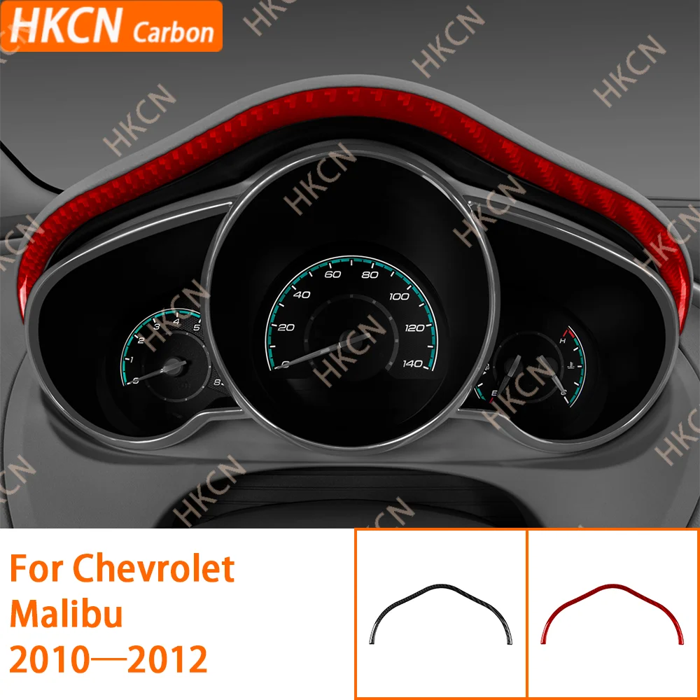 

Для Chevrolet Malibu 2010-2012 аксессуары для салона автомобиля спидометр приборная панель отделка из углеродного волокна наклейка