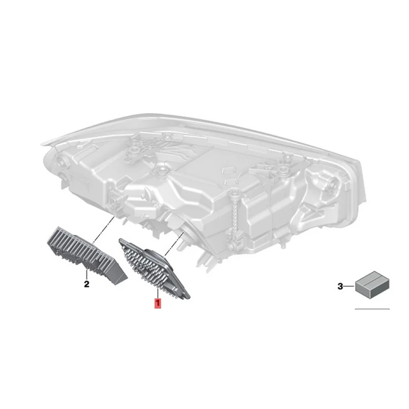 

Автомобильные светодиодные фары, электронный блок управления 6311-5A0A-FB9 для BMW X3 G01 G02 X4 LCI G30, детали, модуль балласта ксеноновых фар