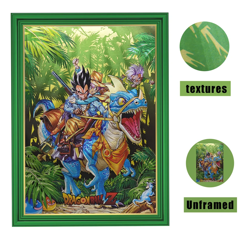 Affiche Anime Dragon Ball Z, famille de végéta, taille A4, affiche murale pour chambre d'enfant, décoration de bureau, affiche en feuille de peinture, cadeau