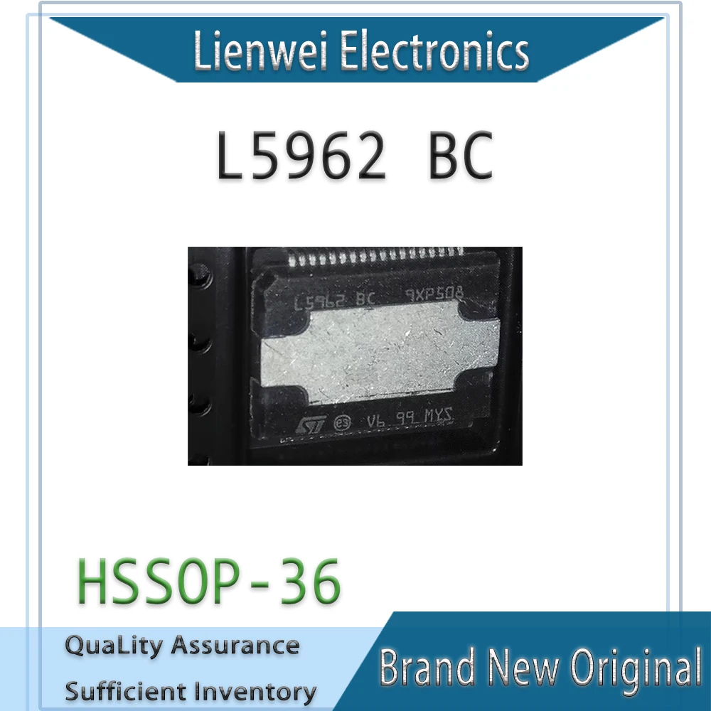 

100% New Original L5962 L5962-BC IC Chipset PowerSO-36