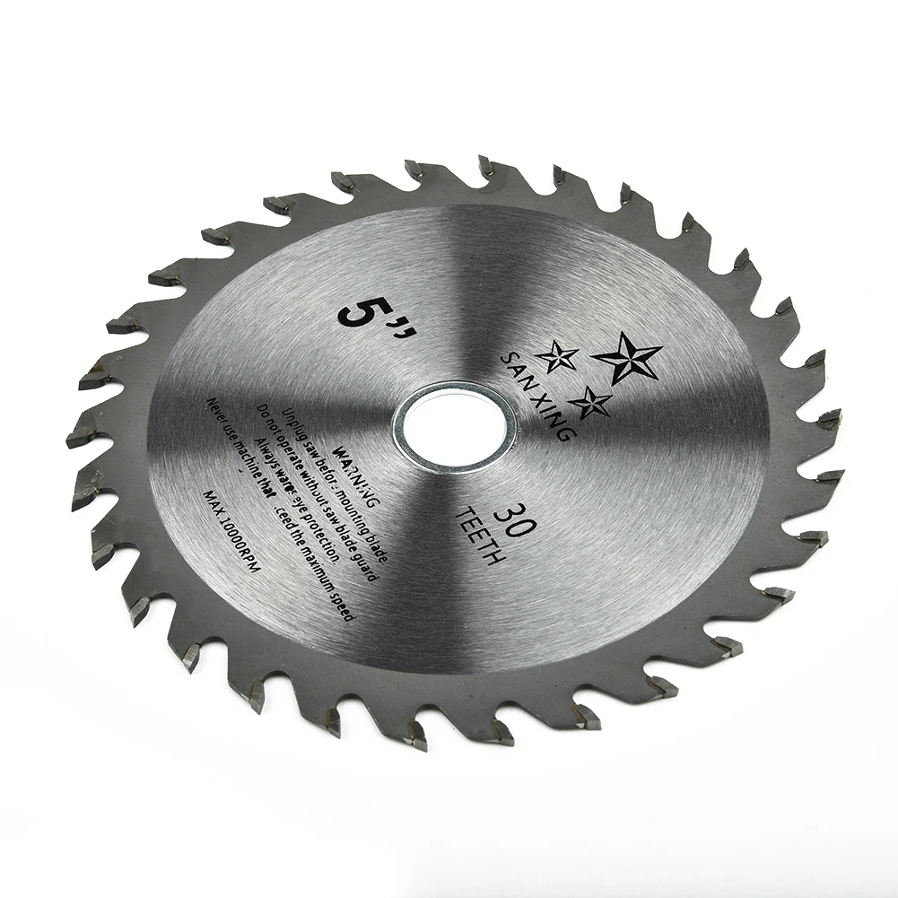 5inch 30T Circular Saw Blade 125mm TCT Cutting Grinder Disc Carbide Tipped For Wood Plastic Soft Metal Rotating Cutting Tools