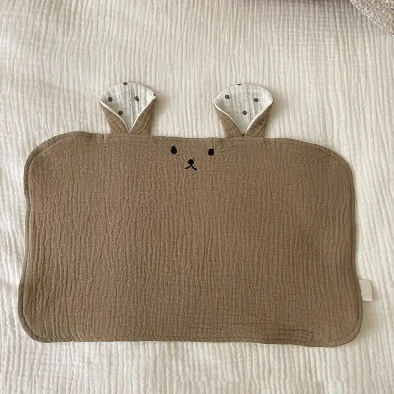 

Y88D Washcloths Burp Cloths 6 Layers Milk Spit Up Rags Ear Burping Cloths Rags Absorbent Infant Cotton Saliva Towel