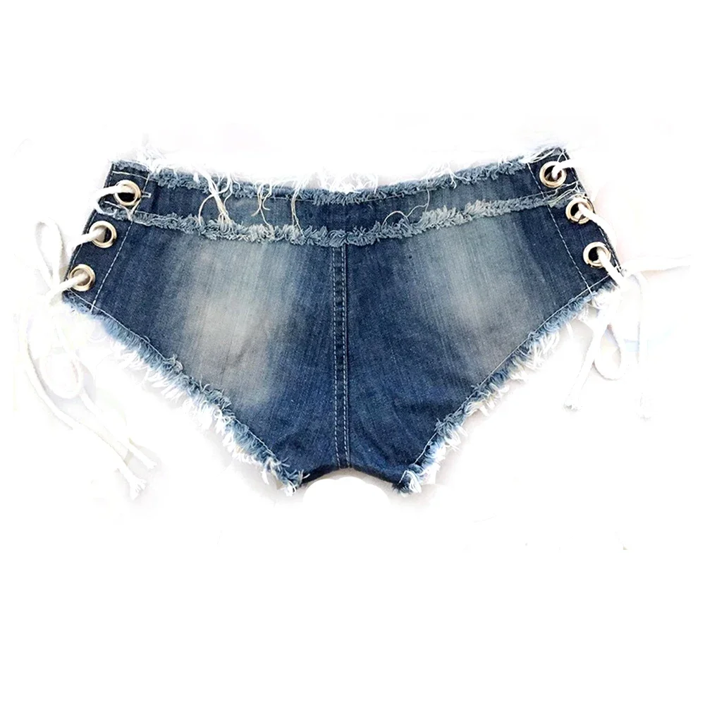 Women Shorts Jeans Summer Mini Shorts Sexy USA Flag Print Hole Destroyed Booty Denim Short Feminino Mujer Plus Size Shorts