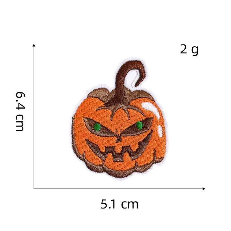 Naszywka na imprezę Halloween naprasowanki na odzież pająk nietoperz dynia naszywki na odzież dziecięca aplikacja na dżinsy naprawa dziury