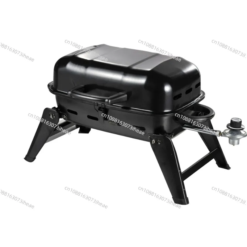 Tabletop BBQ Outdoortdoor Profoldingrtable Gas Smoker Grill Matt Steel Carton Black Portable and Foldable Tabletop Powder Coated
