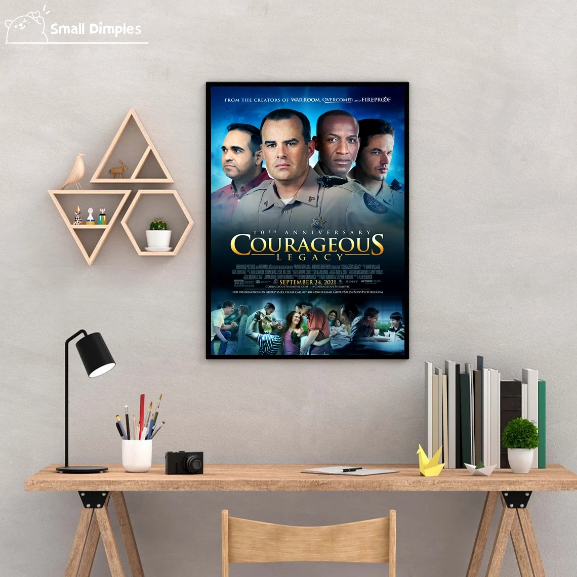Affiche de Film Courageuse, Toile d'Art Imprimée, Décoration de Maison, Peinture Murale (Sans Cadre)