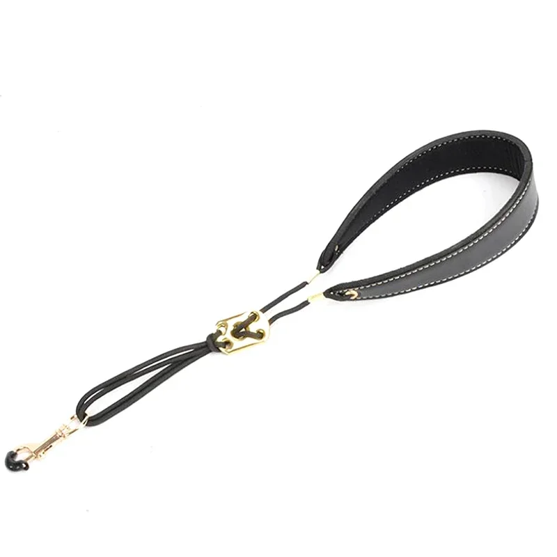 Adjustable Saxophone Neck Padded Leather Strap Sax Harness Hanging Belt Accesorios Para Saxofon Alto Sax Strap