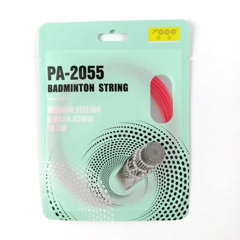 Synthetic Fibre Badminton String High Flexibility High Elastic Colorful Racket Line 0.68mm Professional