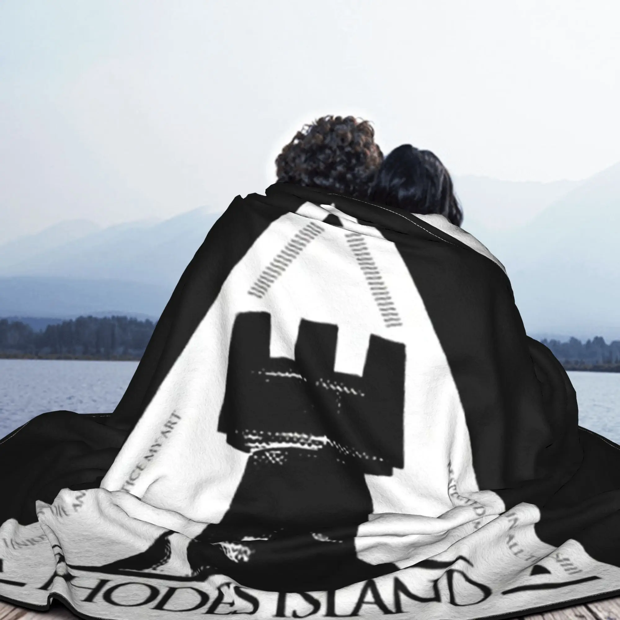 Arknights Rhodes Island Emblem Blankets Super Soft Fleece Sofa Throw Blanket for Couch Bedding Office Throws Bedspread Quilt