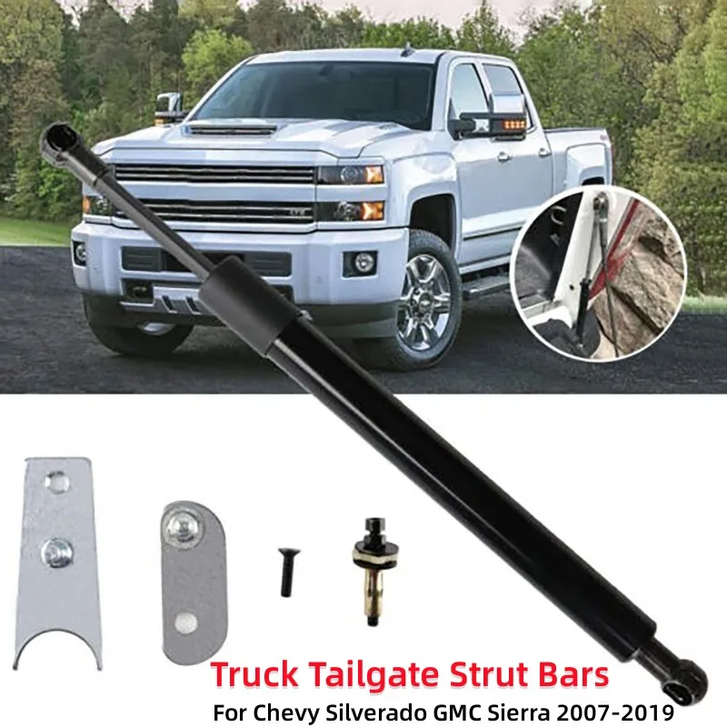 

Truck Tailgate Assist Damping Support Rod Pickup Truck Door Assist Spring Strut Bars for Chevy Silverado GMC Sierra 2007-2019