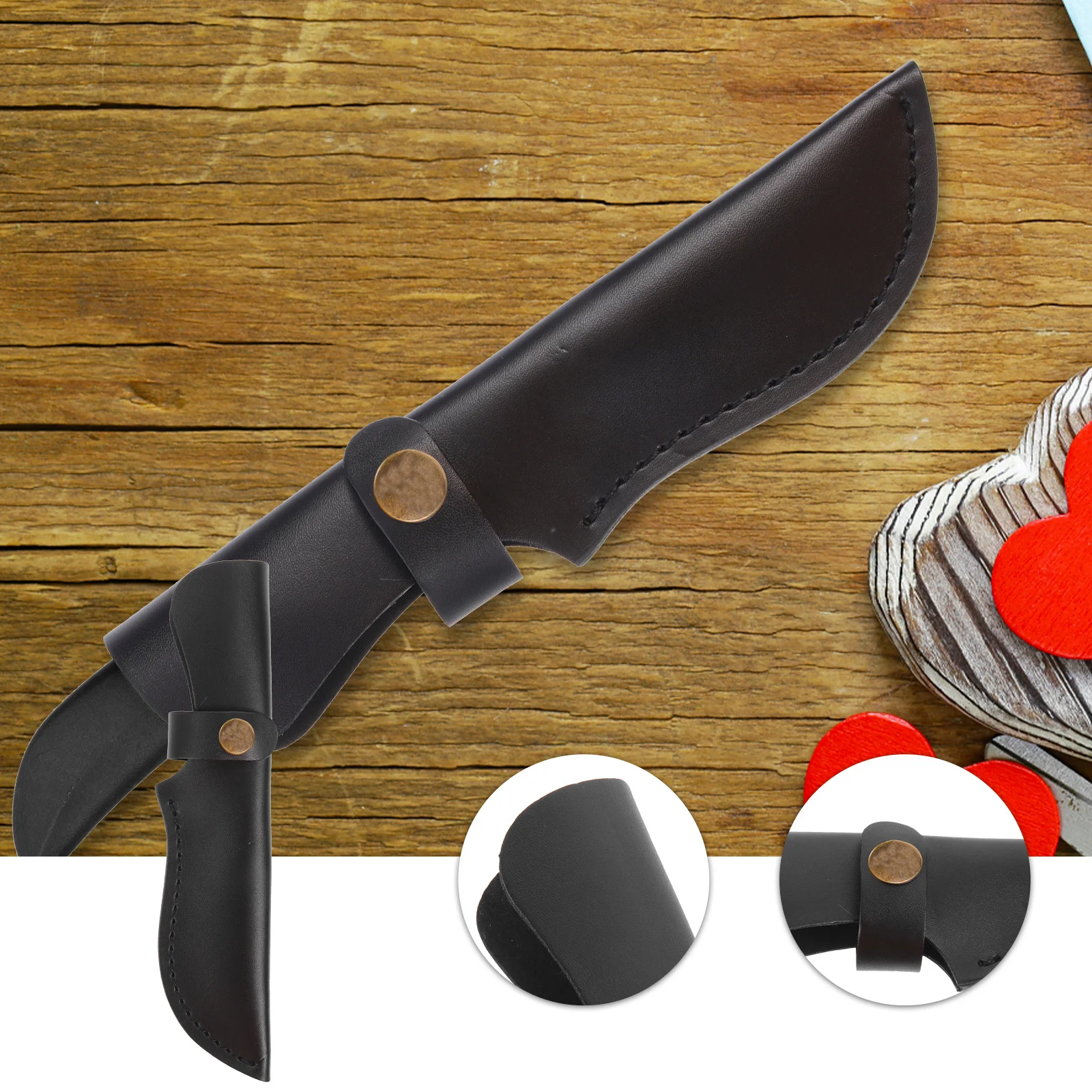 

Durable Cutter Sleeve Protective Knife Guard Portable Cutter Protector for Kitchen Outdoor Camping Use