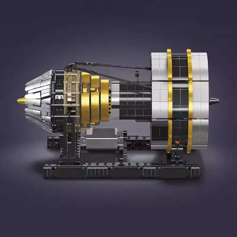 Aviation engine creative static model, challenging assembly model, educational toy, decorative piece, birthday gift
