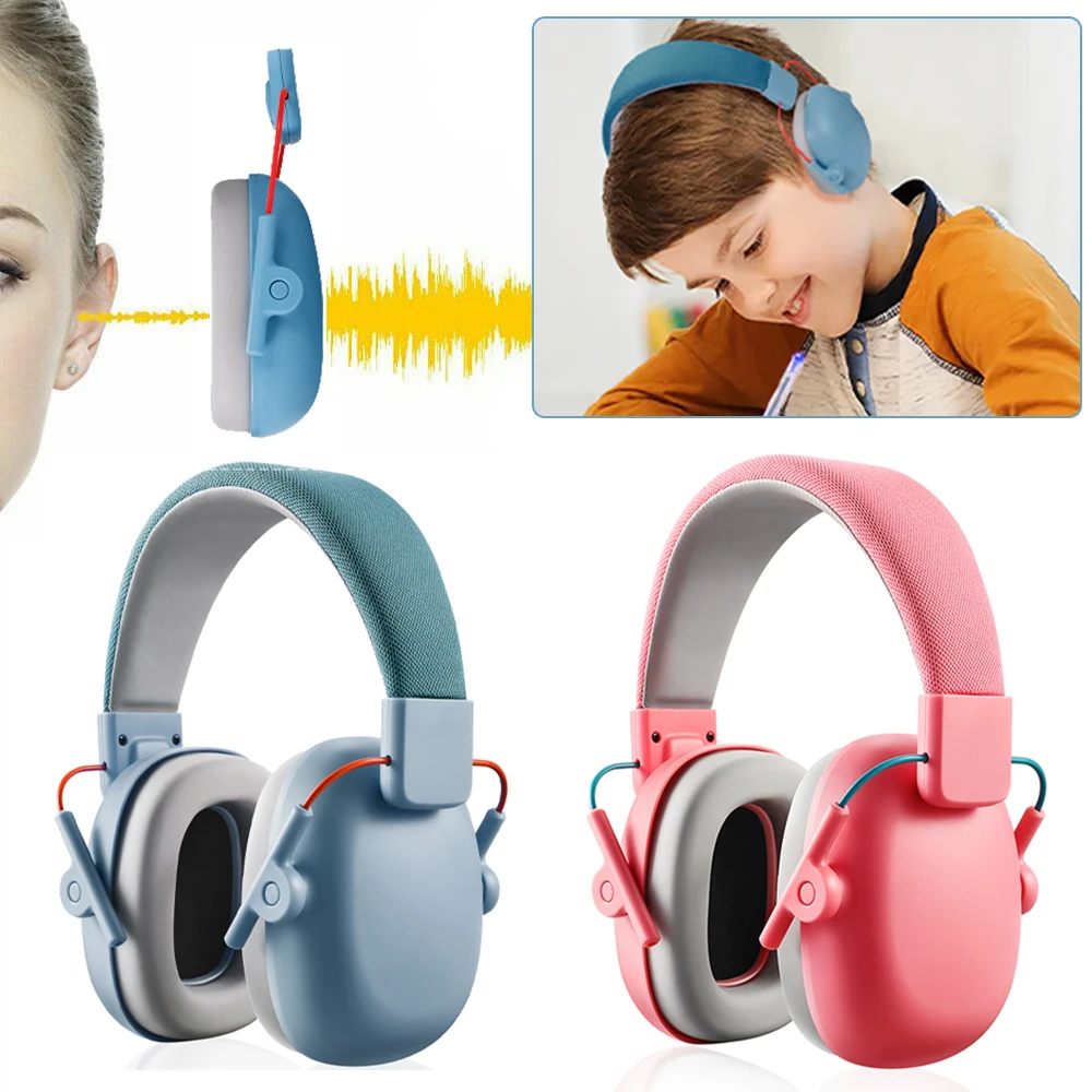 Baby Earmuffs 3-16 Years Old Child Baby Hearing Protection Safety Earmuffs Noise Reduction Ear Protector for Children Earphone