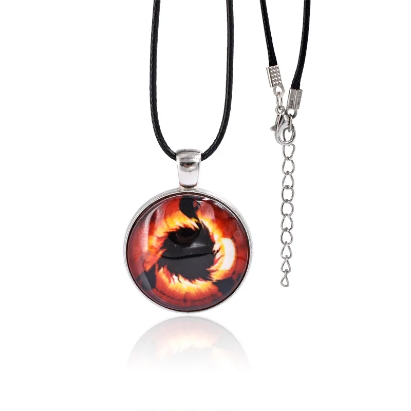 Naruto Shippuden Sharingan Necklace, Glow-in-the-Dark