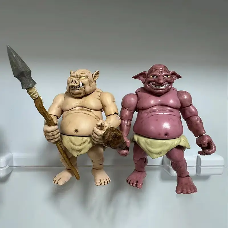 Figurine d'action mobile Cabin Goblin 2, Joint du diable rouge et vert, modèle Super Flexible de 8cm, jouets de collection classiques, cadeau, en Stock