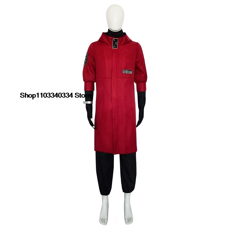 Novo anime trigun vash o stampede cosplay traje casaco vermelho calças fantasia roupas de festa de halloween conjunto completo uniforme