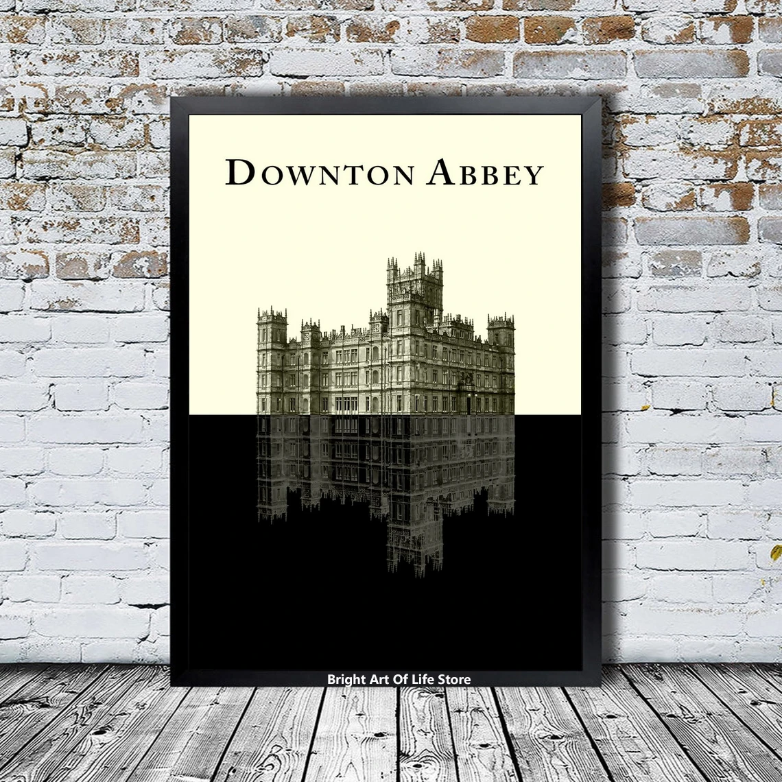 Downton Abbey Poster Star Actor TV Series Canvas Poster Photo Print Wall Painting Home Decor (Unframed)