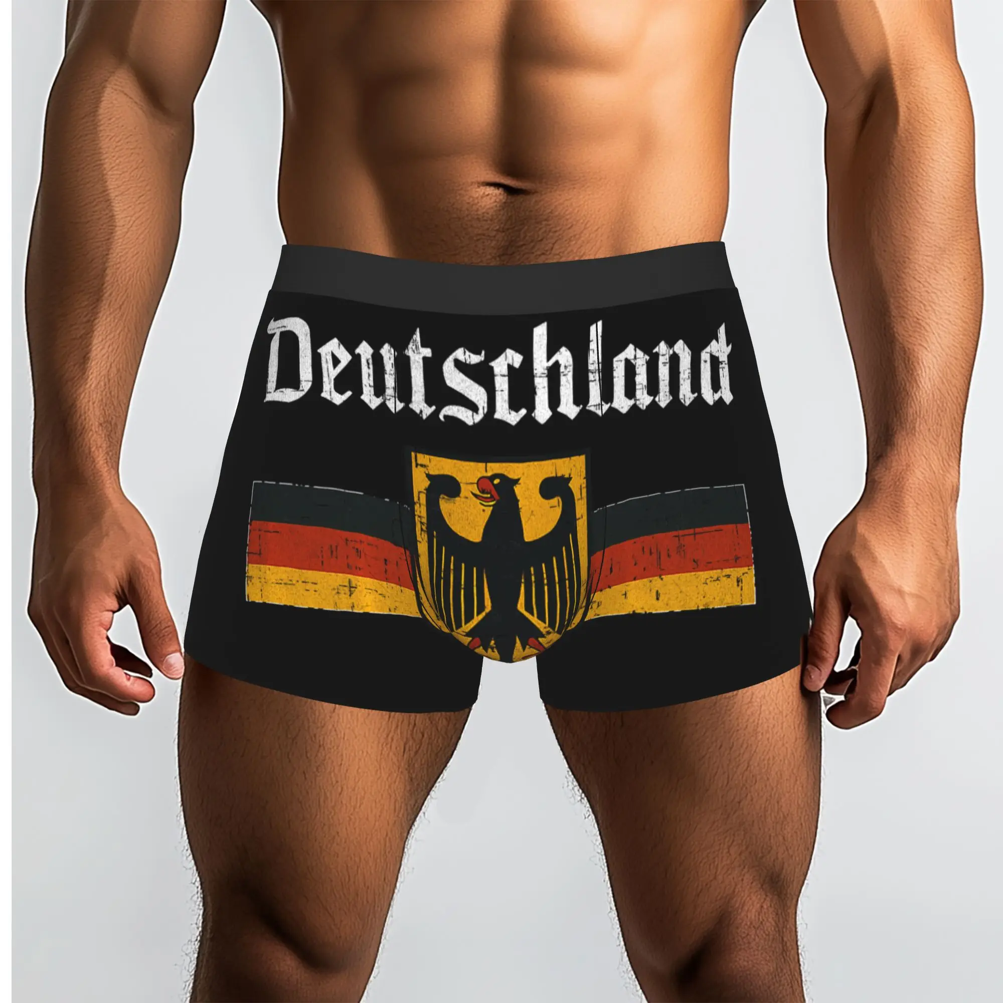 Deutschland Flag Eagle  Germany Underpants Homme Panties Men's Underwear Print Shorts Boxer Briefs