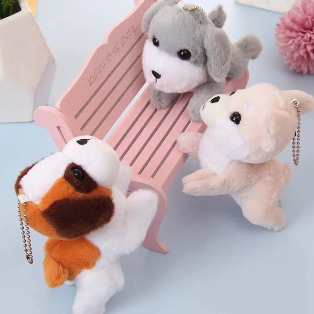 Sieraden Cadeau Knuffeldier Puppy Pluche Sleutelhanger Decoratie Cartoon Hond Hanger Pluizige Kawaii Hond Pluche Pop Rugzak