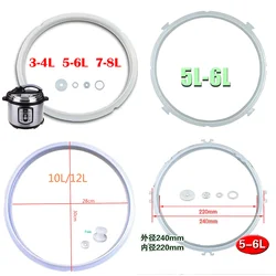 3-4L 5-6L 7-8L 10-12L electric pressure cooker seal ring pressure cooker accessories silicone ring pressure cooker pot ring