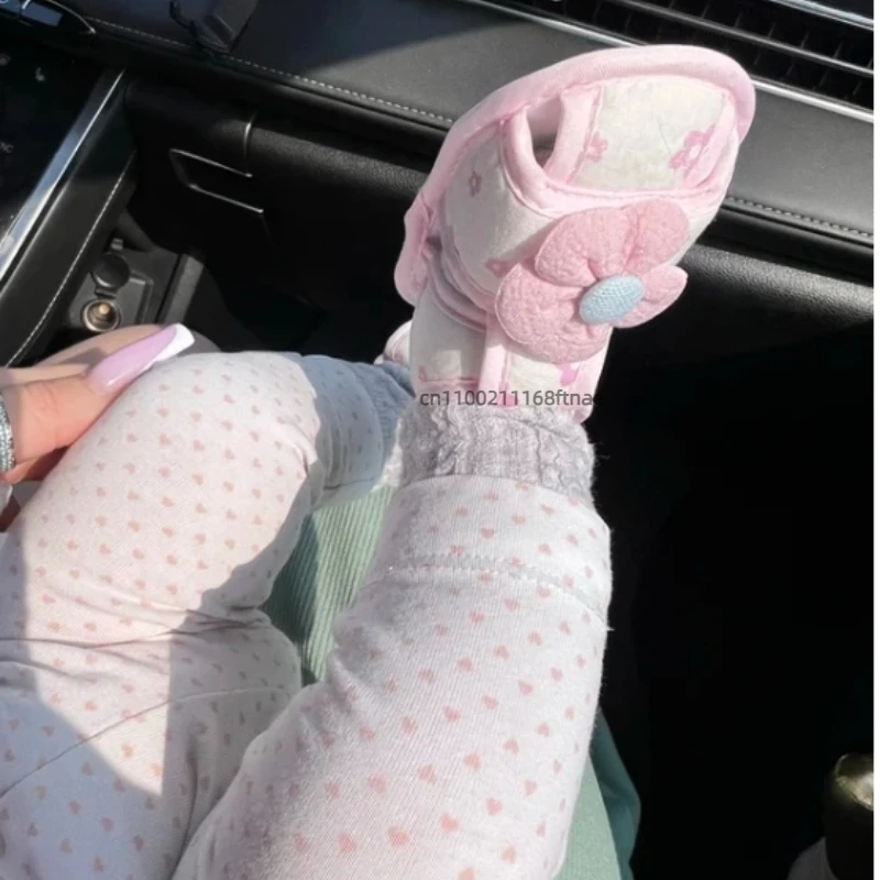 Лето 2023, новая детская танцевальная обувь с милой цветочной тканевой подошвой, танцевальная обувь для дошкольников, детский сад, групповое танцевальное представление