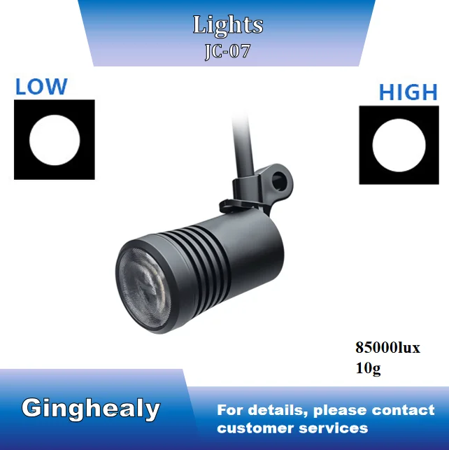 

Clip-on Ultra-Bright 85000 Lux LED Work Light 10g Uniform Spot USB Rechargeable for Detailed Ops