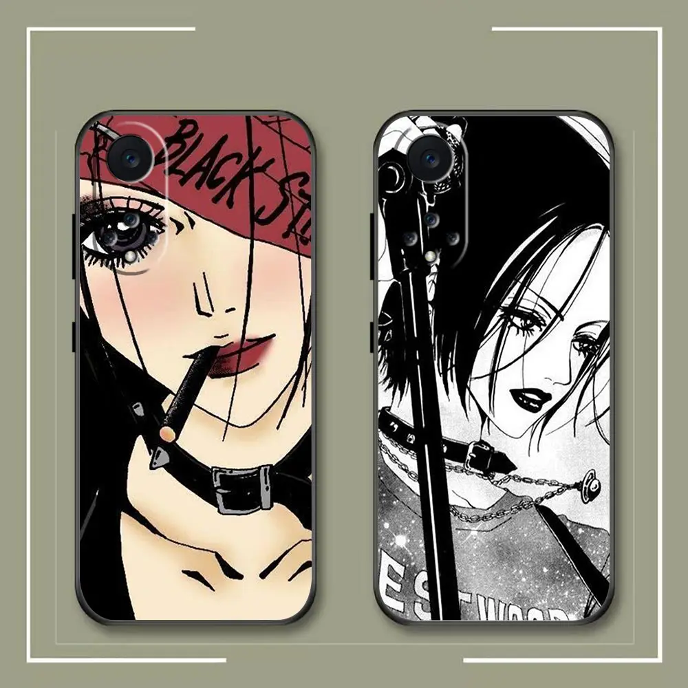 Nana Osaki on Purple Tie Dye Phone Case For Huawei NOVA Y90 Y70 Y61 11 10 9 9 Plus 8 8I 7 7I 6 SE 5 5I 4 3 3I 2 Case Funda Shell