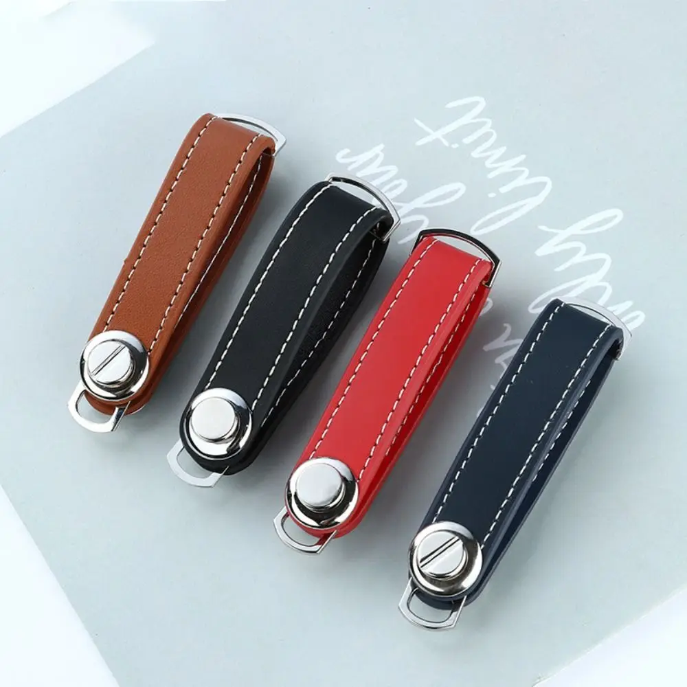 Car Key Pouch Bag Case Wallet Holder Chain Key Wallet Ring Collector Housekeeper Pocket Key Organizer Smart Leather Keychain