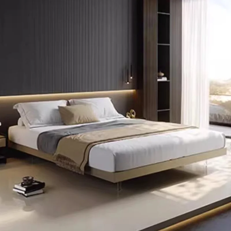 

Sleeping Double Massage Bed Bedroom Children Luxury Modern Multifunctional Bed Princess Cama Solteiro Lounge Suite Furniture