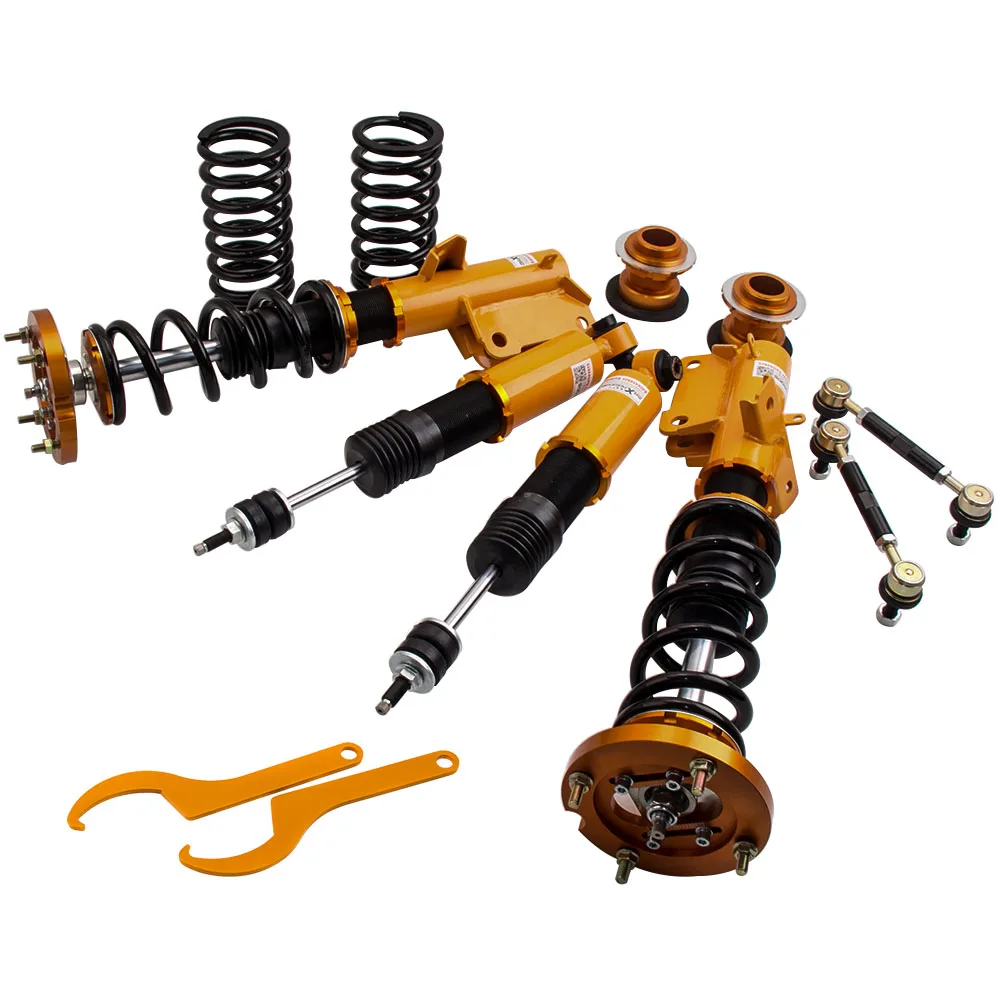 For maXpeedingrods Coilovers Shock Absorber Kits for Ford Mustang 2005-2014 Adjustable Height & Dampers