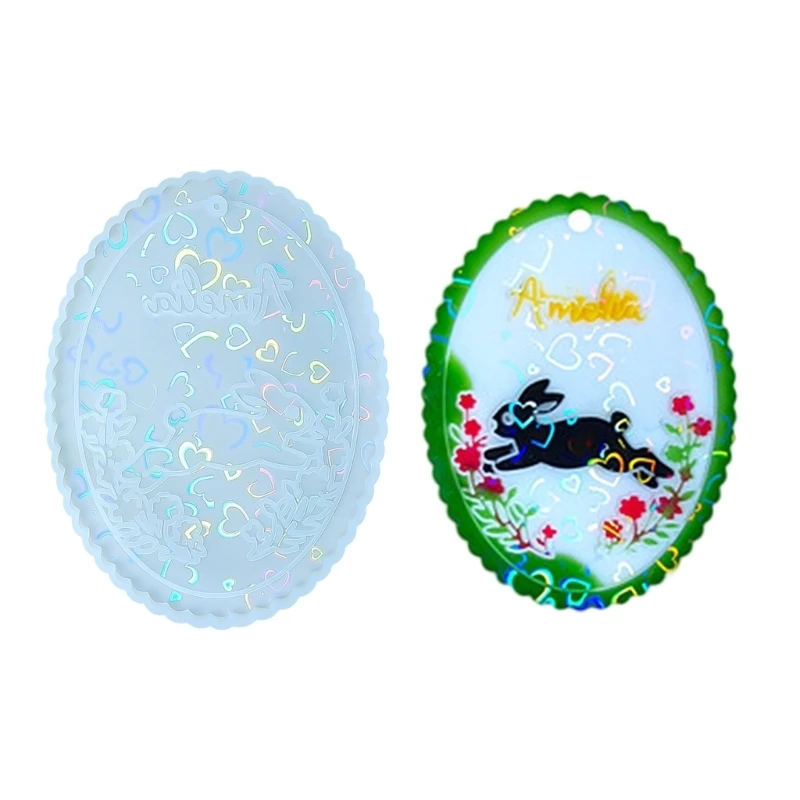 31BB Flexible Silicone Eggs Shaped Mould For Baking Soap Making