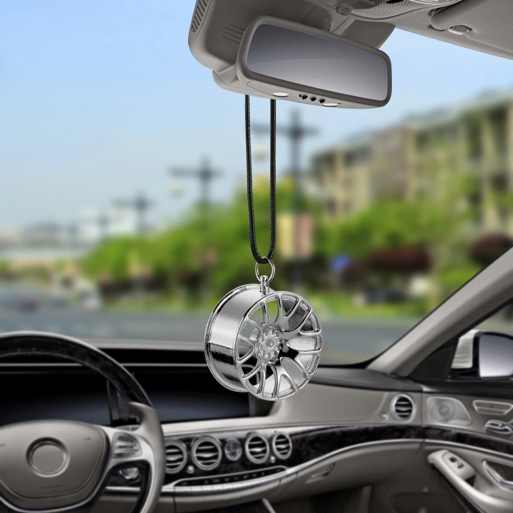 new car Wheel Hanging Auto Mirror Decoration key chian keychian ring keyring For Chevrolet Bentley car