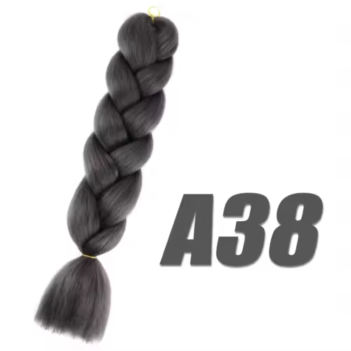 Synthetic Kanekalon Crochet Hair Braiding Hair Pre Stretched Curly Jumbo Braids Extensions Hair Accessories For Girls Braids - Image 39