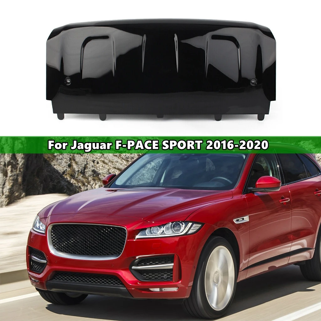 Black Front Bumper Protector Guard Skid Plate Fit For Jaguar F-PACE R-SPORT 2016 2017 2018 2020 Car Accessories