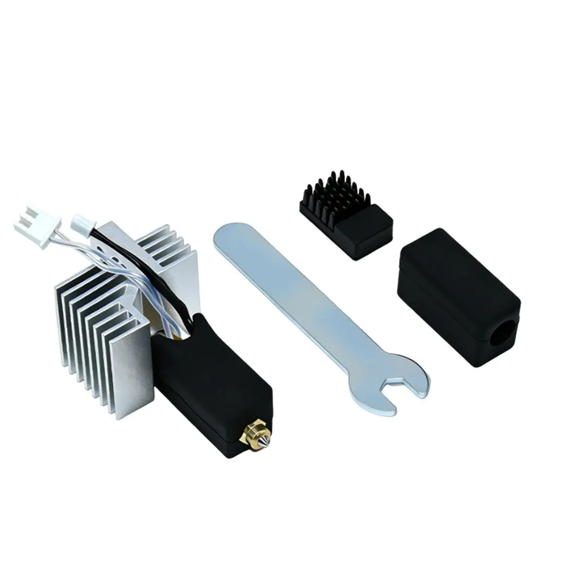 [VALUE PACK]Extruder Hotend Kit for Centauri Carbon Hotend Heating Block Throat Kit with Silicone Cover Nozzle Brushes 0.6mm