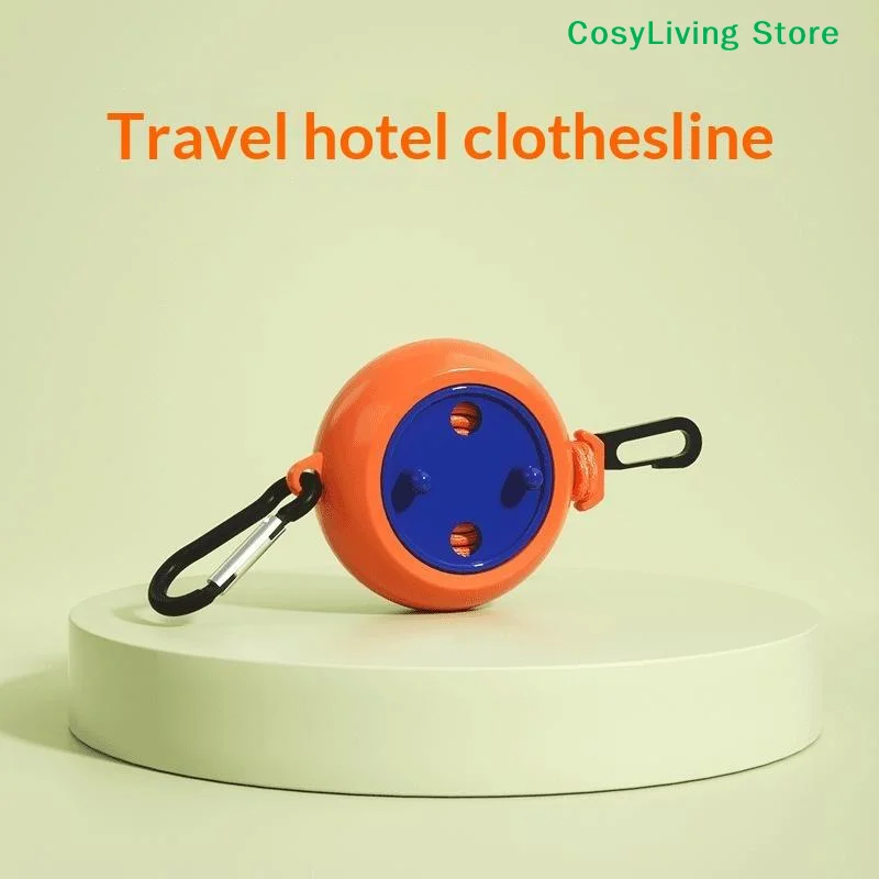 [CL]1PC 8M Retractable Travel Clothesline Laundry Drying Rope Windproof Anti Slip Outdoor Clothesline Hotel Camping Accessories