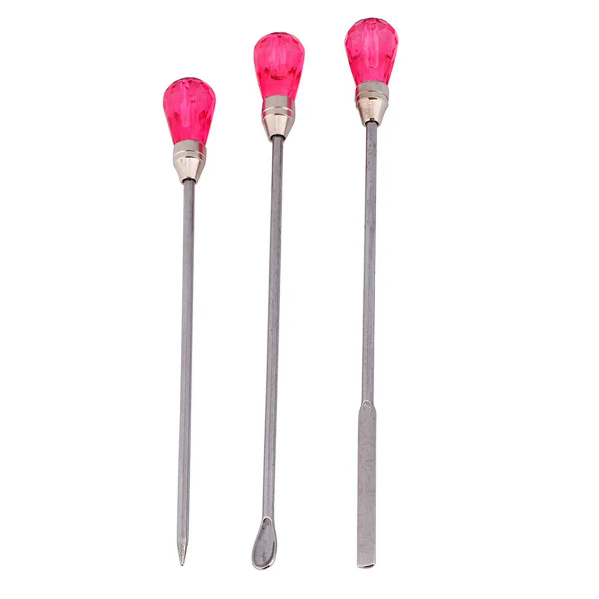 1Set Alloy Silver Gold Plated Epoxy Uv Glue Jewelry Making Tools DIY Resin Craft Set Crystal Jewelry Accessories Digging Powder