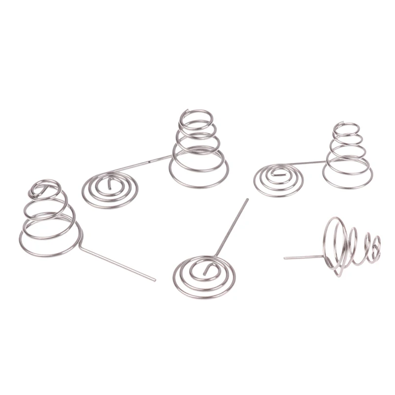 5PCS AAA 배터리 니켈 와이어 스프링 AA 배터리 음극 및 양극 코일 스프링 접촉판 DIY 액세서리