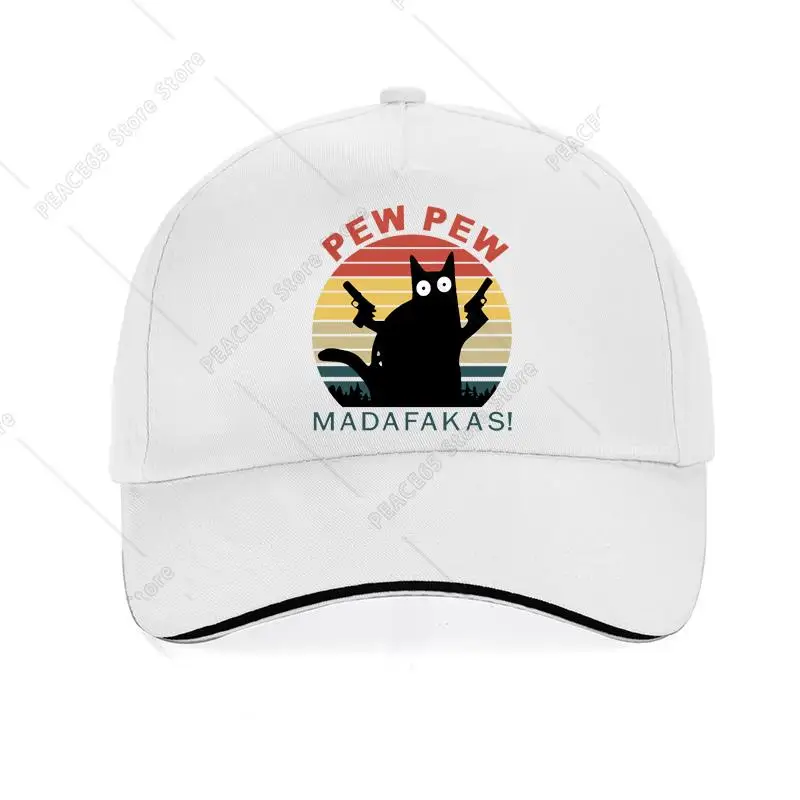 

Pew Pew Madafakas Men Baseball Cap Novelty Funny Cat Women Hat Titanic Valentine Romantic Cat Amusing Hip Hop Hats Snapbacks