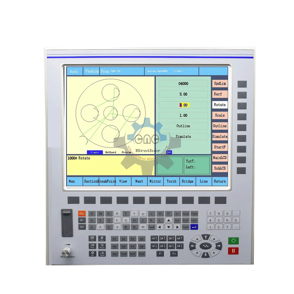 

CC-Z4 CNC Machine Tool Cutting System 2 Axis CNC Plasma Controller For Plasma And Flame Large CNC Cutting Machine