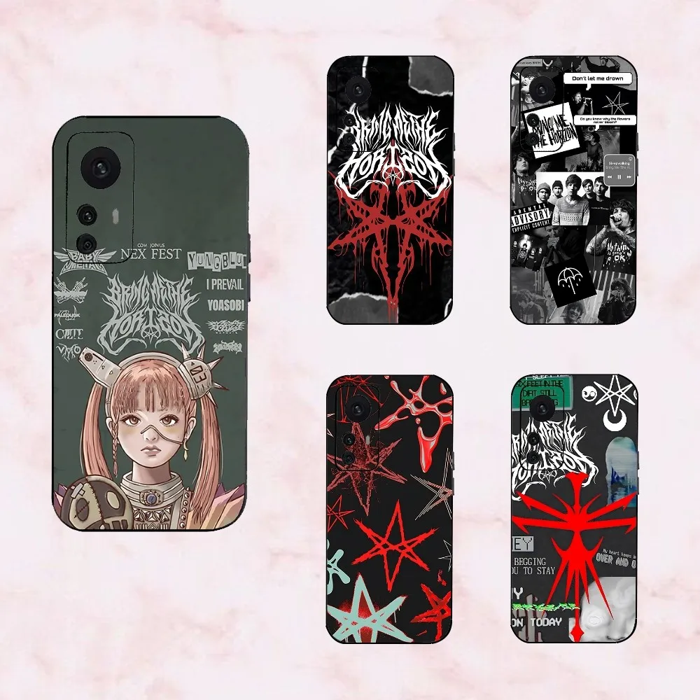 BMTHser B-Bring Me The H-Horizonser Phone Case For Xiaomi 11 Redmi Note 11 5G 8T 9A 9 10T Note8Pro Note9 12SUltra Black Case