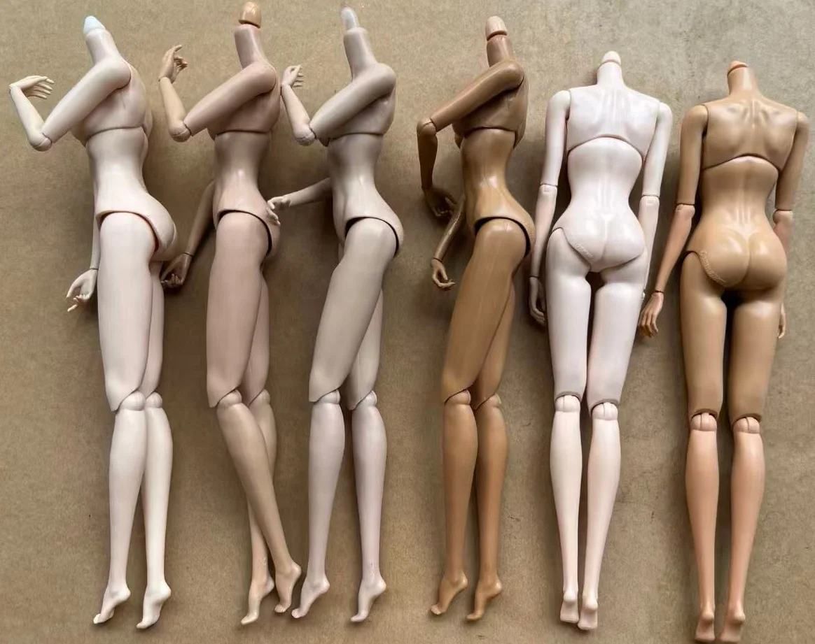 

MENGF Doll Body Small Defects Superwhite Beige Brown Japanwhite Skin 1/6 Doll Figures Body Girl Collective Doll Figures