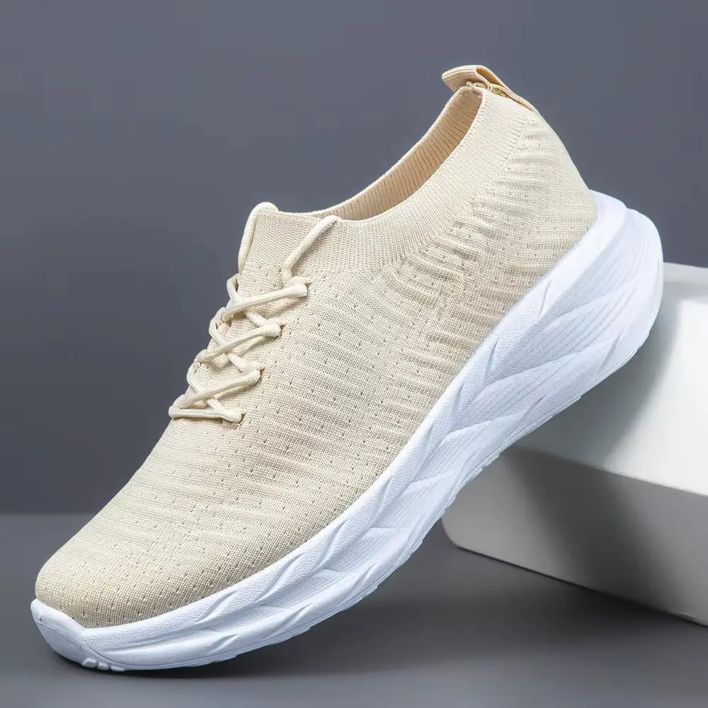 Men's Sports Shoes Breathable Mesh Trendy Versatile Spring Autumn Wearable on One Foot
