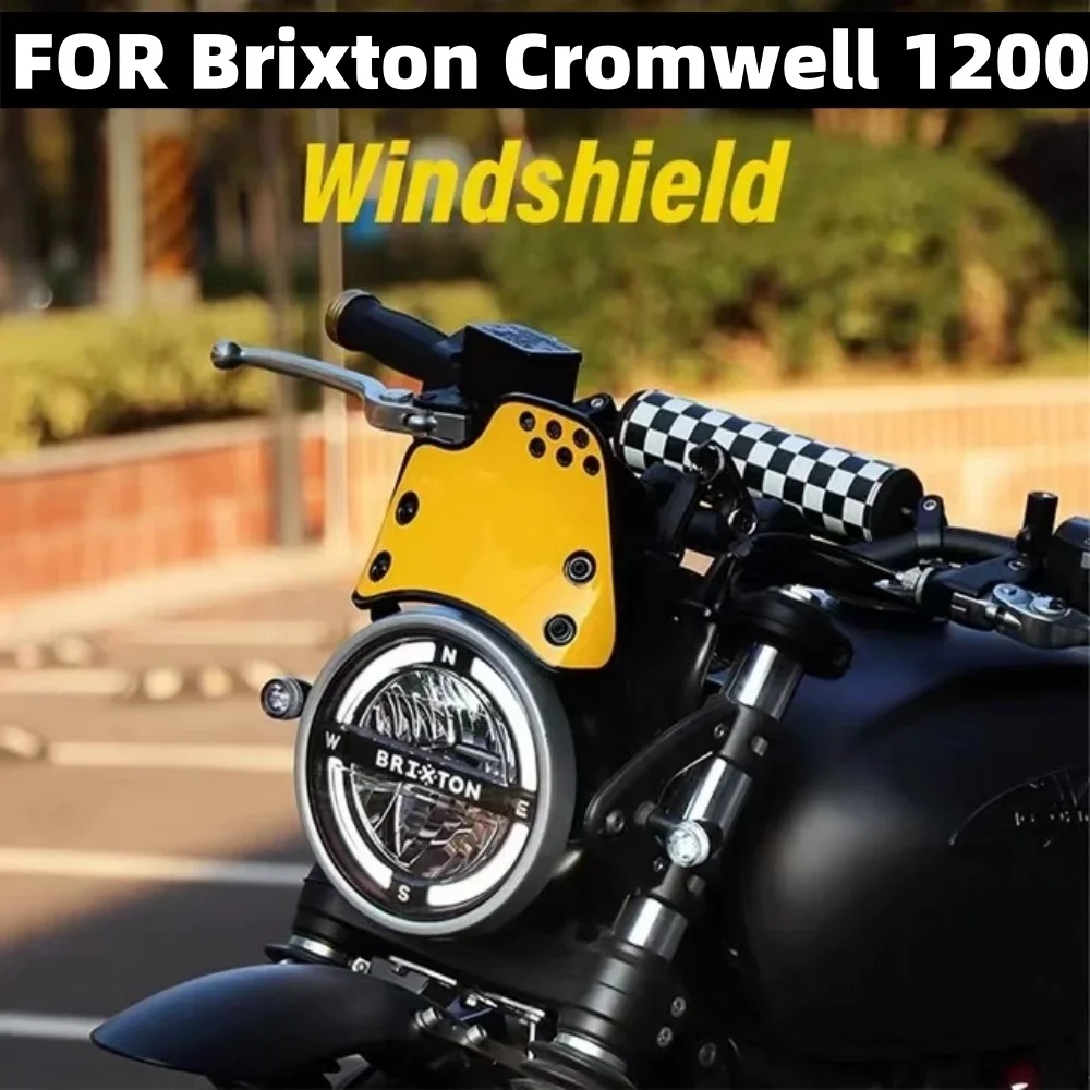 

Новые аксессуары для мотоциклов, подходят для лобового стекла Brixton Cromwell 1200, ретро-стиль, применяется для Cromwell 1200 1200 Cromwell 1200