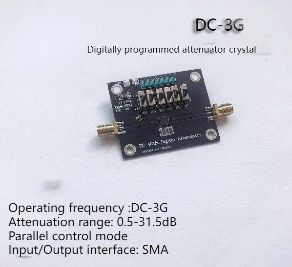 

Digital Programmable Attenuation 6bit Control Programmable Step Attenuator RF Digital Attenuation