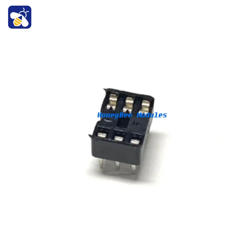 IC socket chip base sub integrated block monolithic straight socket DIP6 8 14 16 18 20 24 28 40P pin 2.54mm